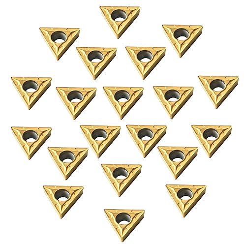 Insertos de carburo de torno de metal indexables - 20 piezas TCMT21.51TCMT110204 Insertos de torno para torneado de metal - IWONGO Supplied