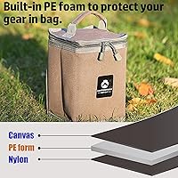 Vista 5 de CAMPINGMOON - Estuche de almacenamiento para farol de camping T-8, T-9