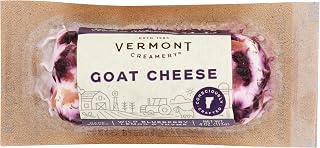 Vermont Creamery Blueberry Lemon Thyme Chèvre 4oz - Wild Blueberry Hand-Rolled Fresh Goat Cheese