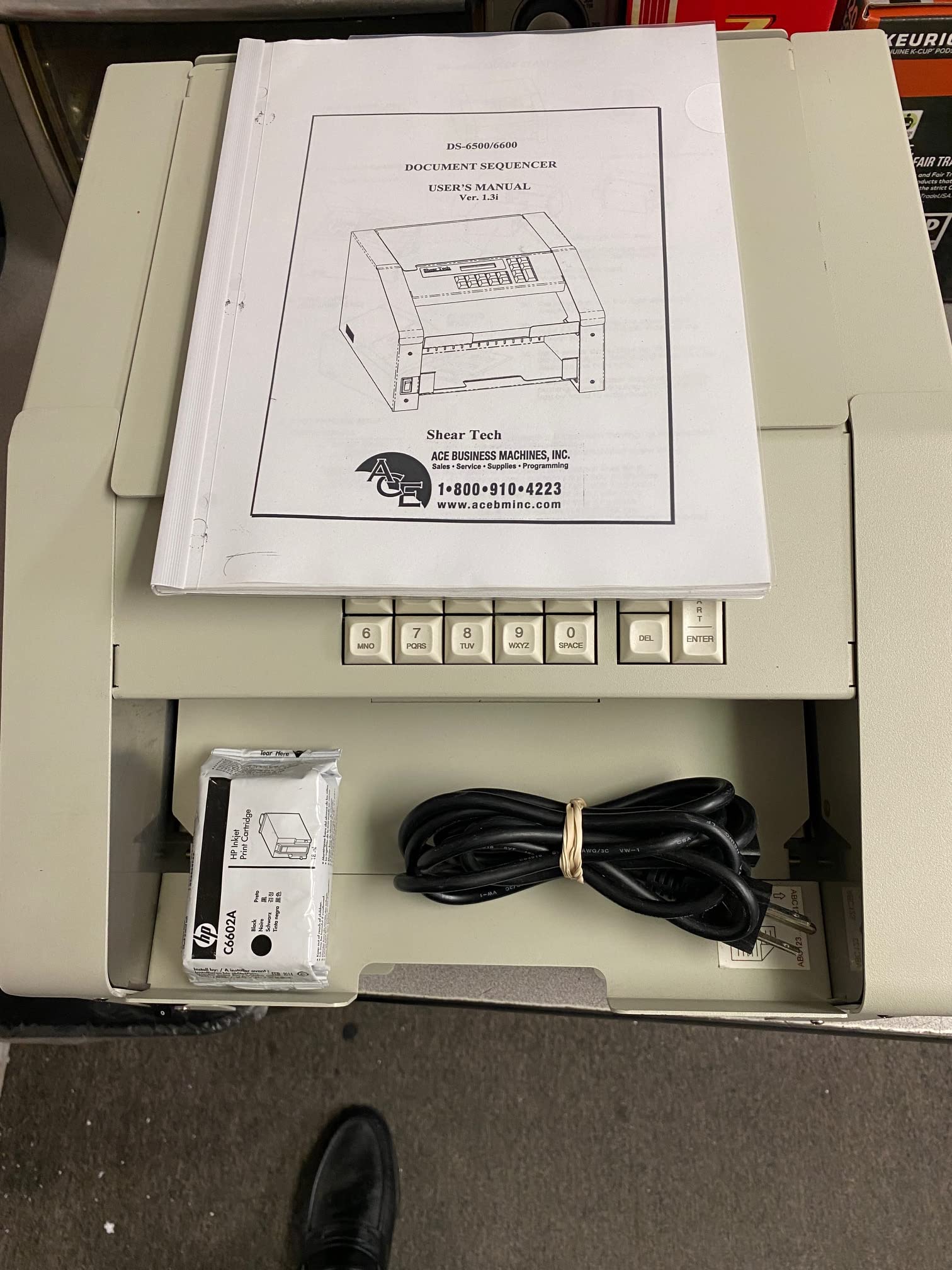 Buy Shear Tech DS6500 Automatic Document Sequencer, Designed to Print