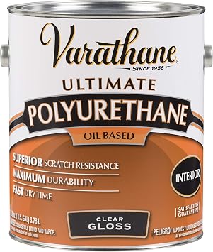 1 gal Rust-Oleum 9031 Clear Varathane Oil-Based Interior Ultimate Polyurethane, Gloss