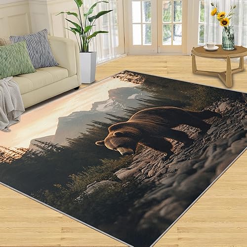 Miniatura 111 de Alfombras deportivas geniales para dormitorio, alfombra de área de automóvil deportivo para sala de estar, alfombra antideslizante para interiores,