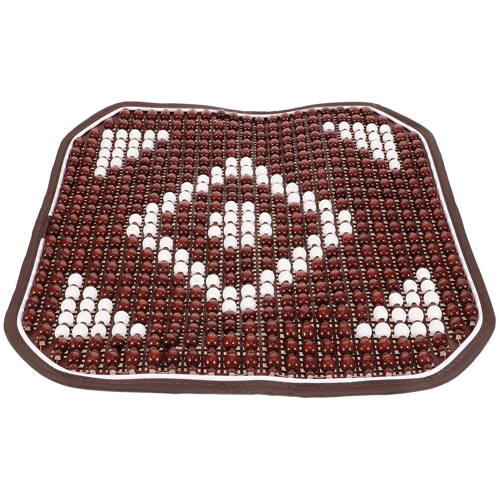 Funda de asiento para coche con bolas de madera que alivia el calor en trayectos con tu SUV 8