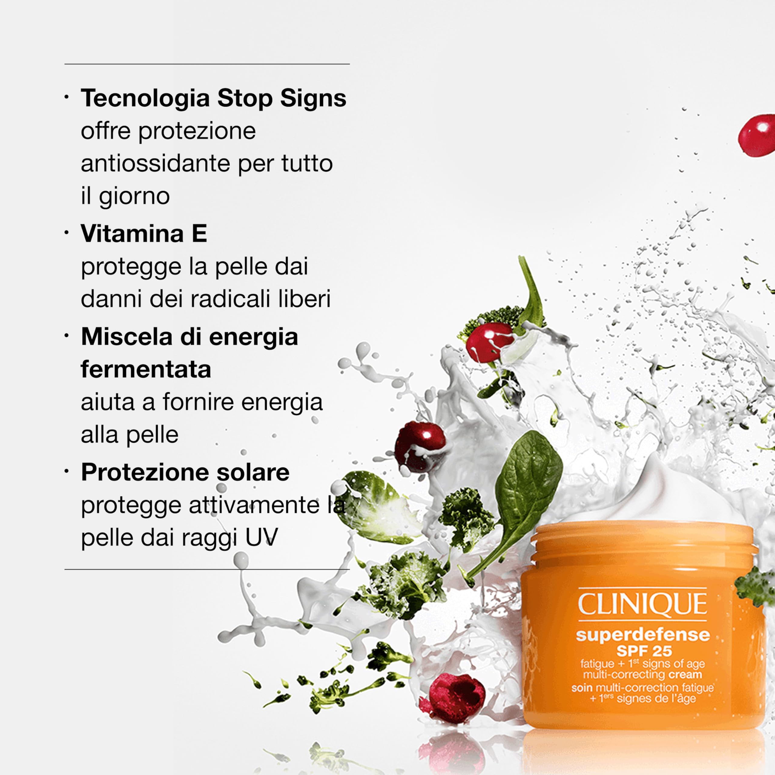 Clinique Superdefense Protezione solare 25 | Idratante anti-age Protezione solare25