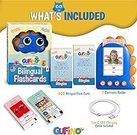 Vista 7 de GUFINO Tarjetas Flash Parlantes – 300 Tarjetas Flash en Español para Niños para Habilidades Cognitivas y Desarrollo del Lenguaje