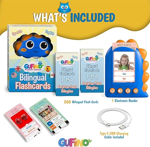 Miniatura 31 de Tarjetas didácticas en español para niños Tarjetas bilingües parlantes con audio Tarjetas de aprendizaje de inglés Juguete interactivo