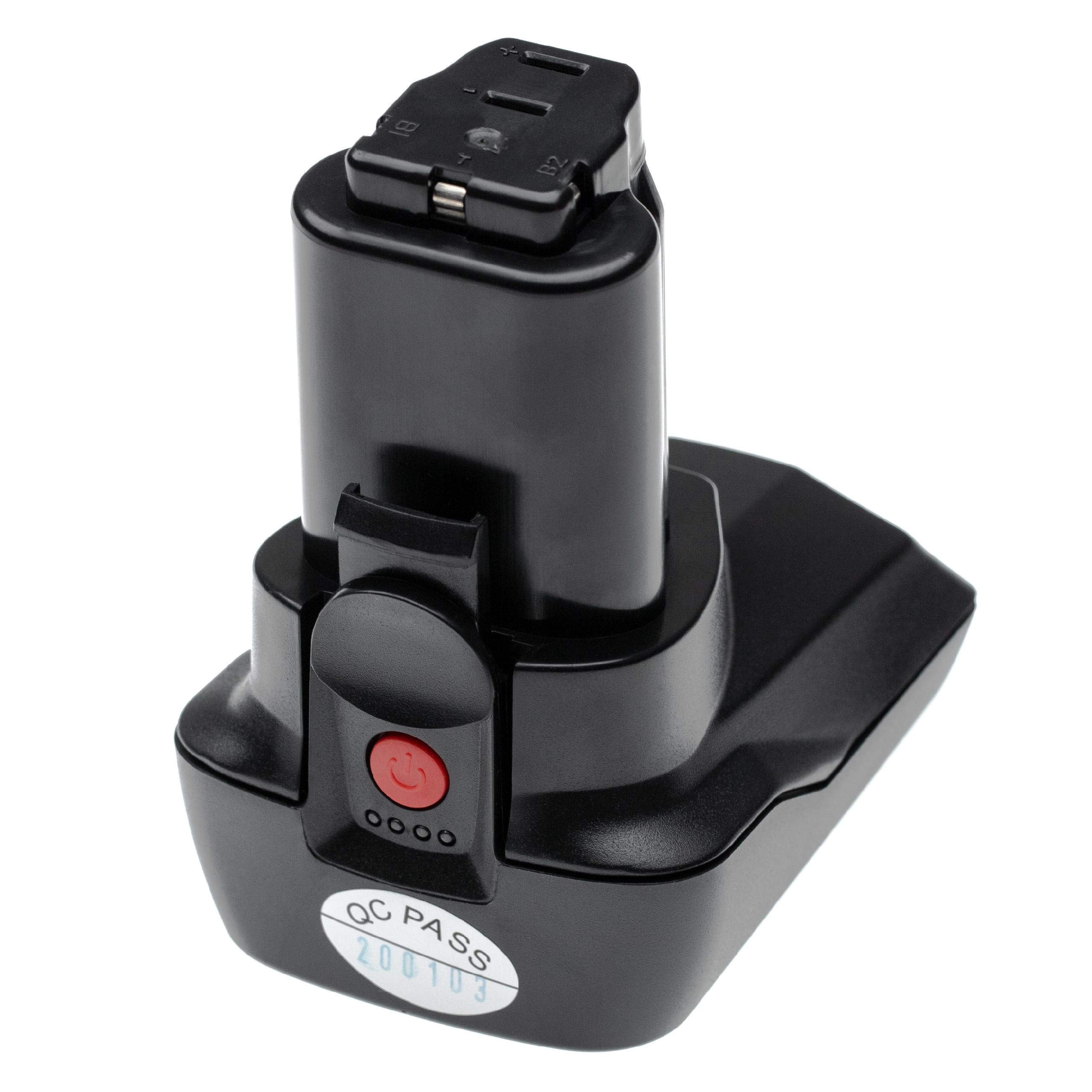 vhbw Battery compatible with Metabo PowerLED 12 Electric Power Tools (4000mAh 10.8V Li-Ion)