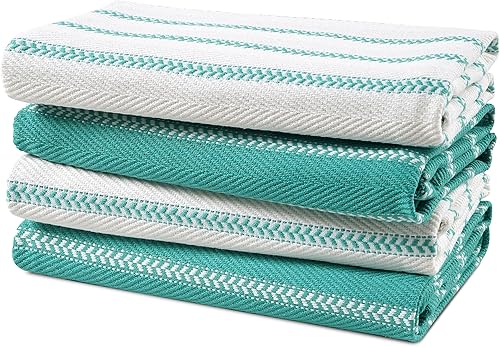 Miniatura 35 de LANE LINEN Juego de toallas de cocina y paños de cocina de 12 piezas - 100% algodón, toallas de cocina y de té de secado rápido de 18" x 28