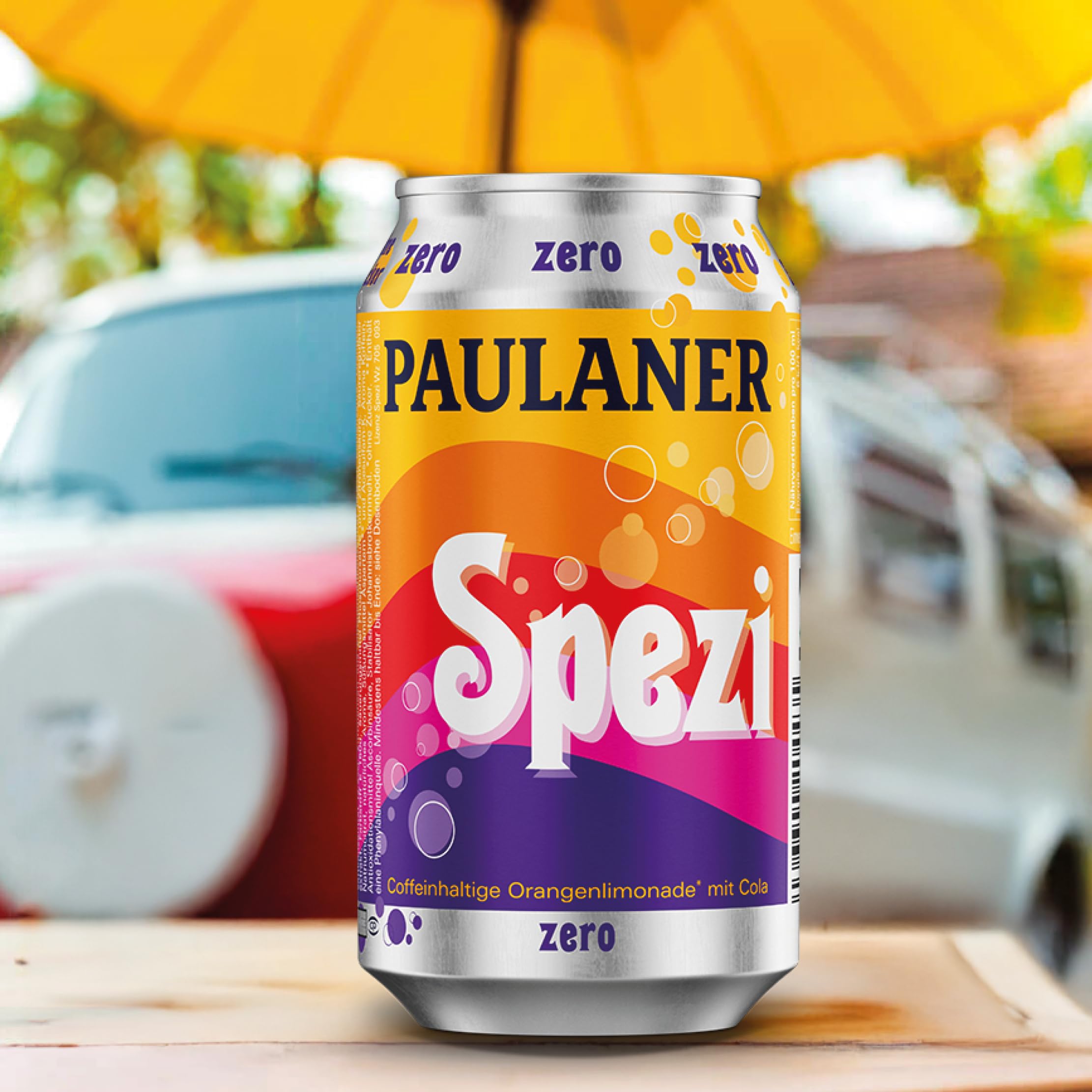 Paulaner Spezi Zero • Erfrischungsgetränk mit Cola & Orange ohne Zucker • EINWEG (24x0,5l)