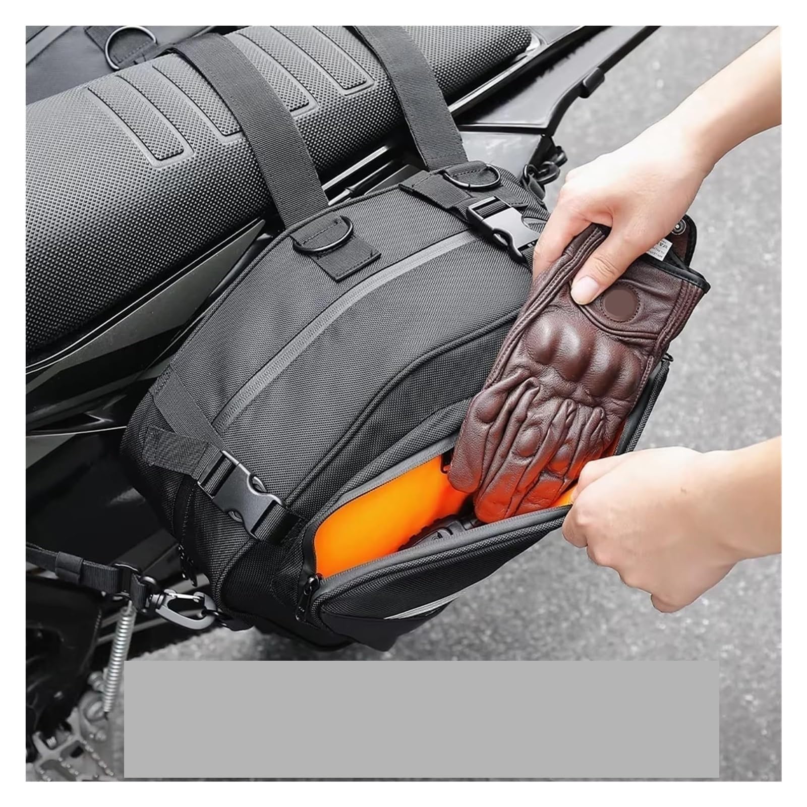 Moto Paraurti Borsa per YZ per CRF450R per Suzuki per V-Strom per KLR650 Borsa Laterale per Moto Motocross Borse Sportive Doppie Bagagli Sella