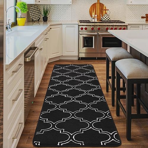 Miniatura 10 de Amearea Alfombra mullida para interiores, alfombras marroquíes suaves con enrejado para dormitorio, alfombra moderna para sala de estar, habitación