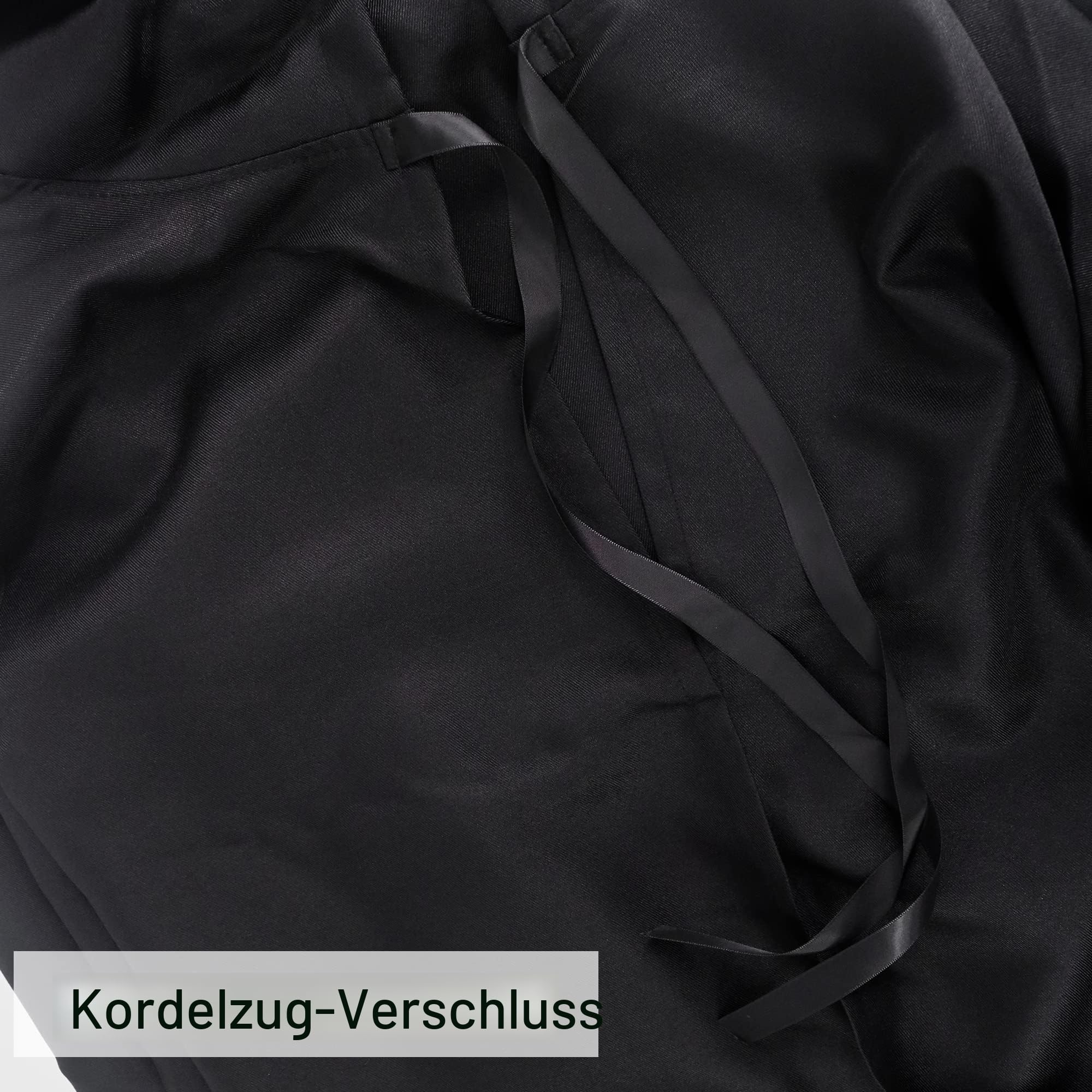 GraduationMall Umhang mit Kapuze Herren Damen Mittelalter Mantel Jedi Robe Ritter Fancy Halloween Cosplay Kostüm Cape Schwarz und Braun