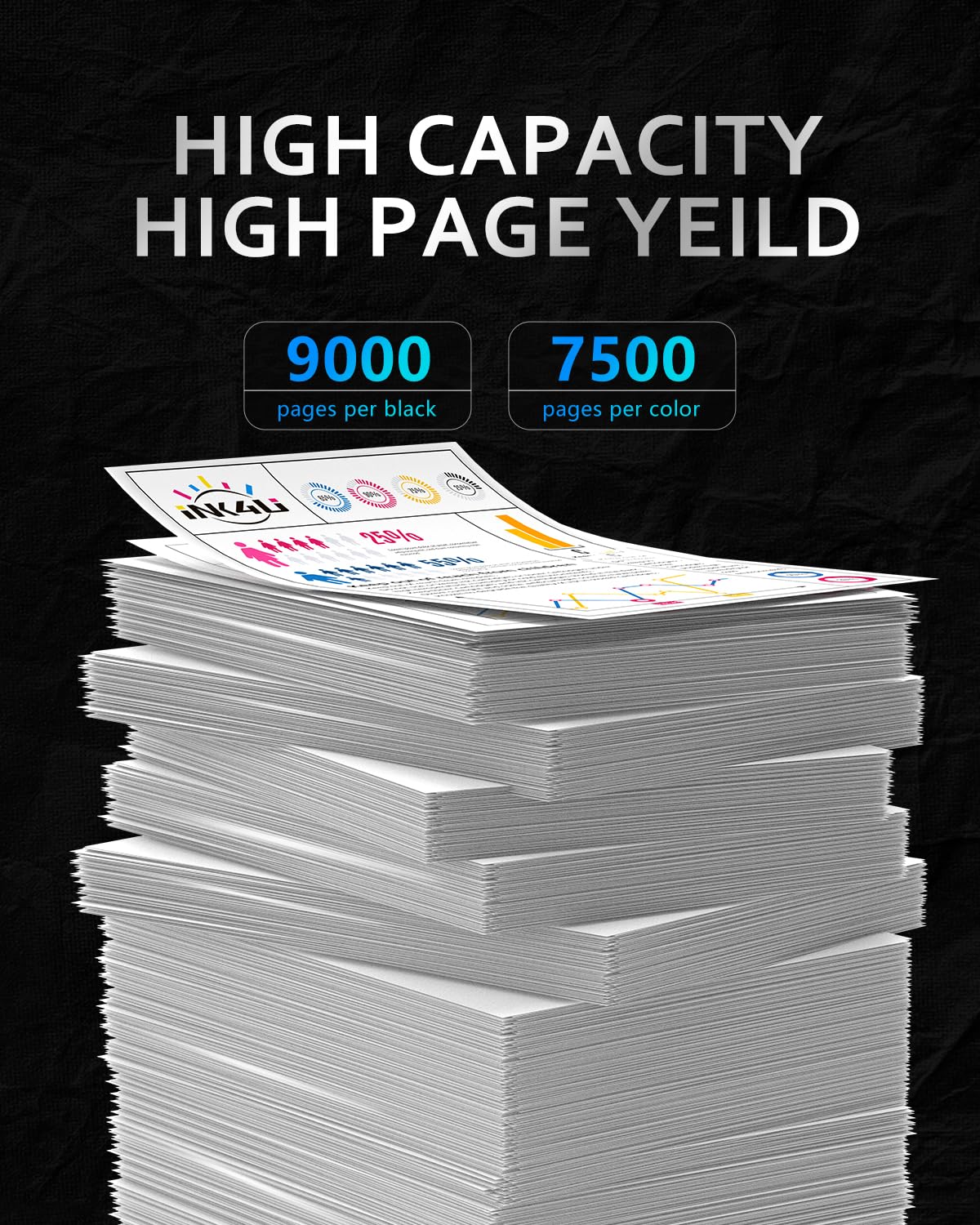 INK4U 102 104 Inchiostro Compatibile con Epson 102 o 104 Cartucce d'inchiostro, per EcoTank Stampanti ET-2810 ET-2815 ET-2820 ET-2821 ET-2830 ET-2840 ET-2850 ET-3850 ET-4850 ET-1810 ET-15000