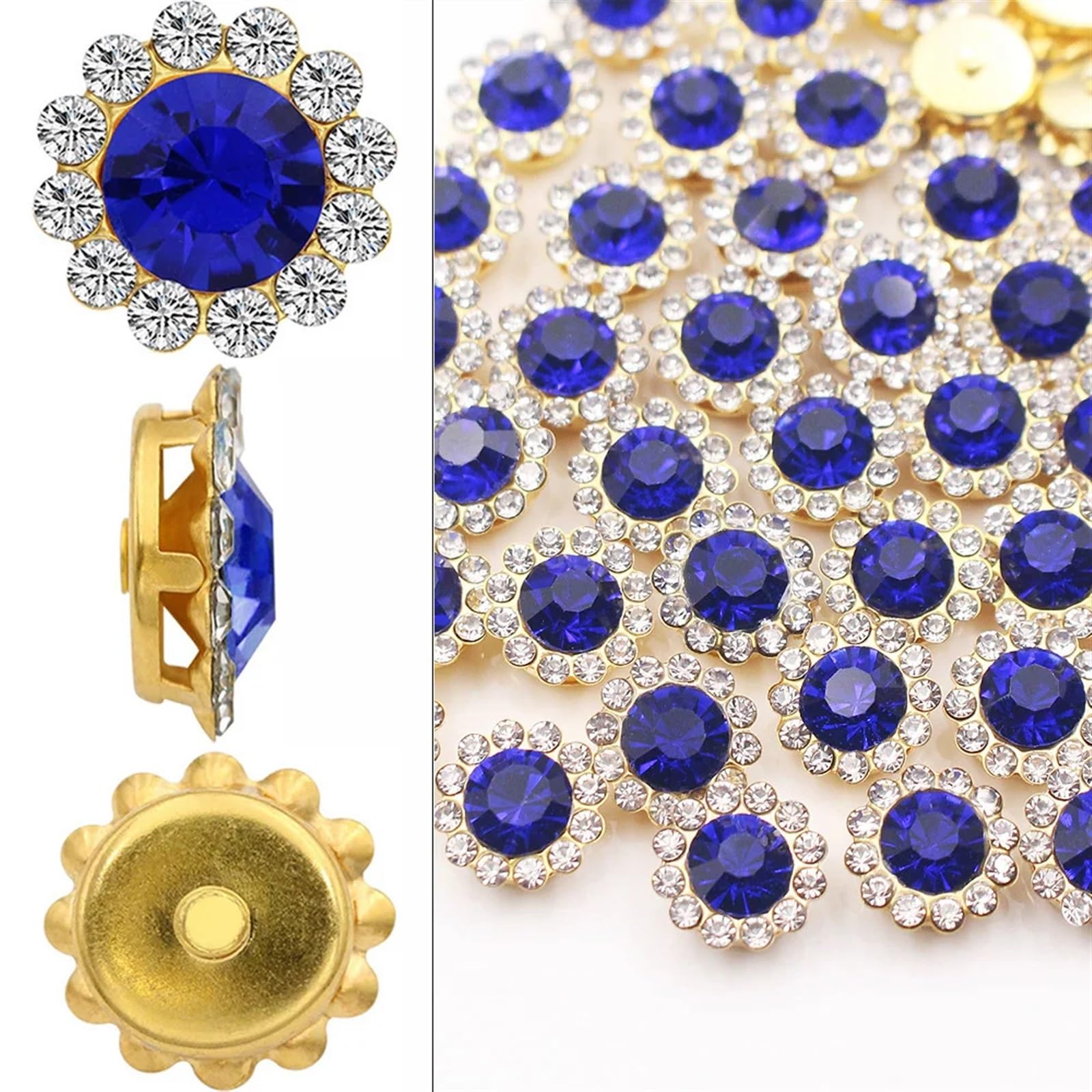 Strass Colorati Rivoli Per Cuco Forma Rotonda Cristallo Strass - Foto 7