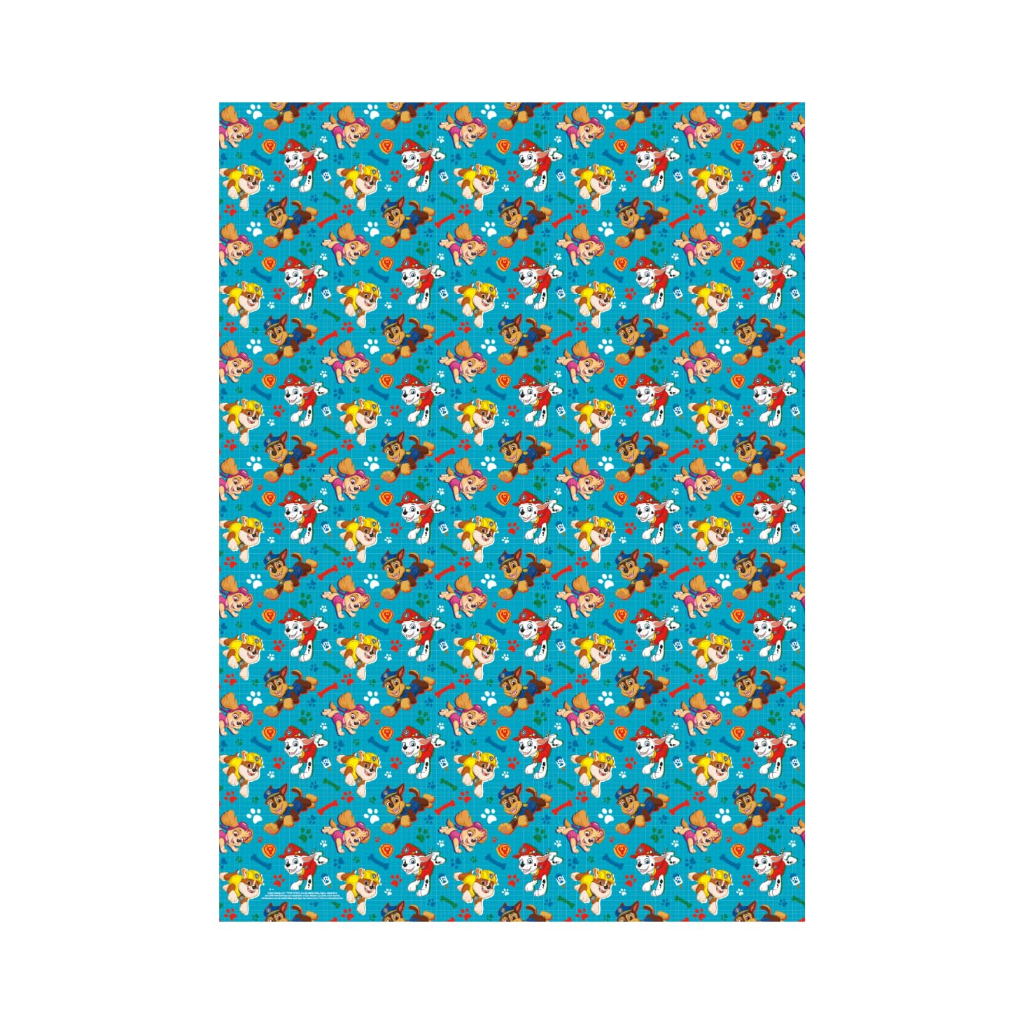 Paw Patrol 2 Metres Wrapping Paper, Gift Wrap Roll 2metres x 70 cm Opened. Paw Patrol Officially Licensed Product, Responsibly Sourced, Multi-Colour