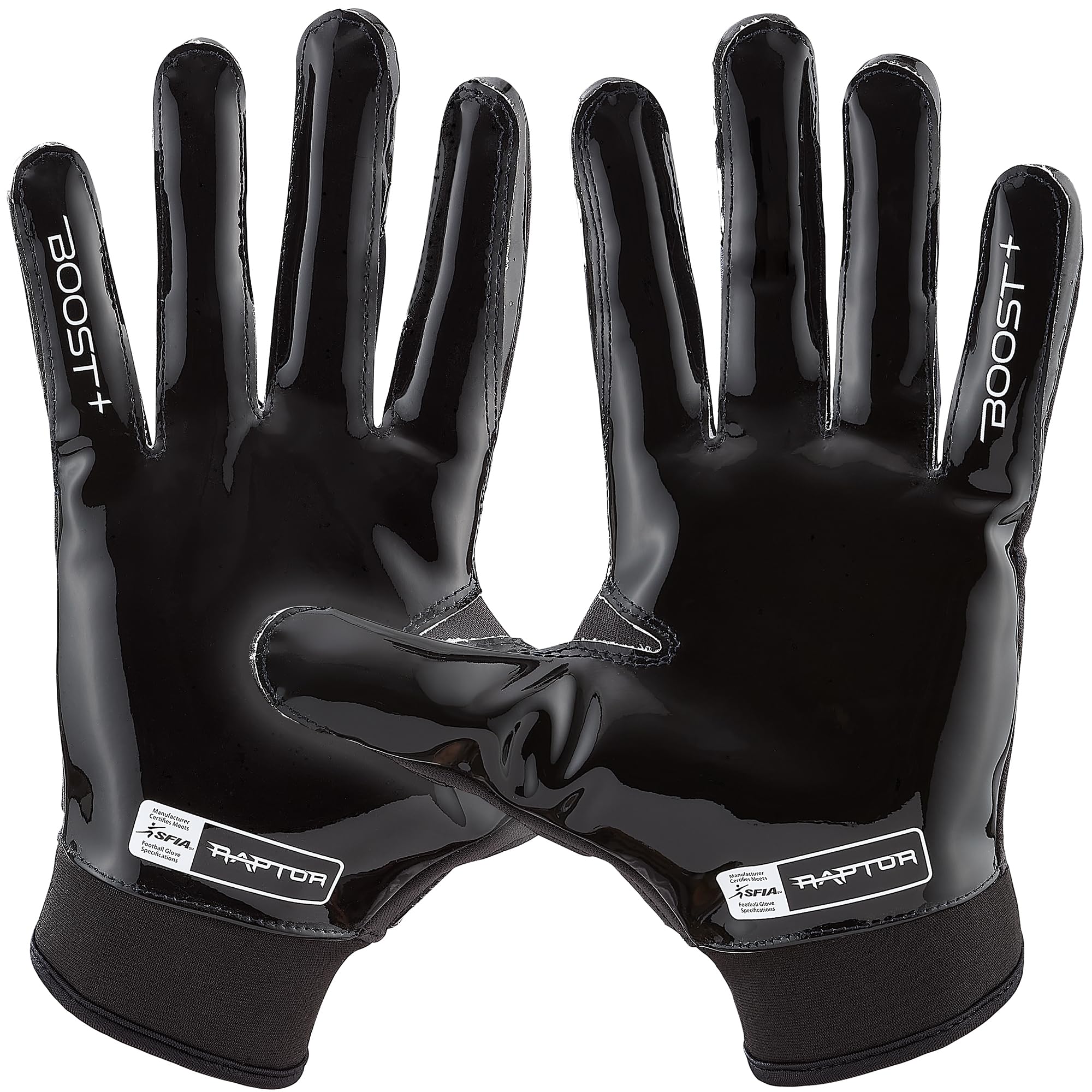 Grip Boost Raptor 2.0 - Guantes de fútbol acolchados para hombre con tecnología Boost Plus Grip