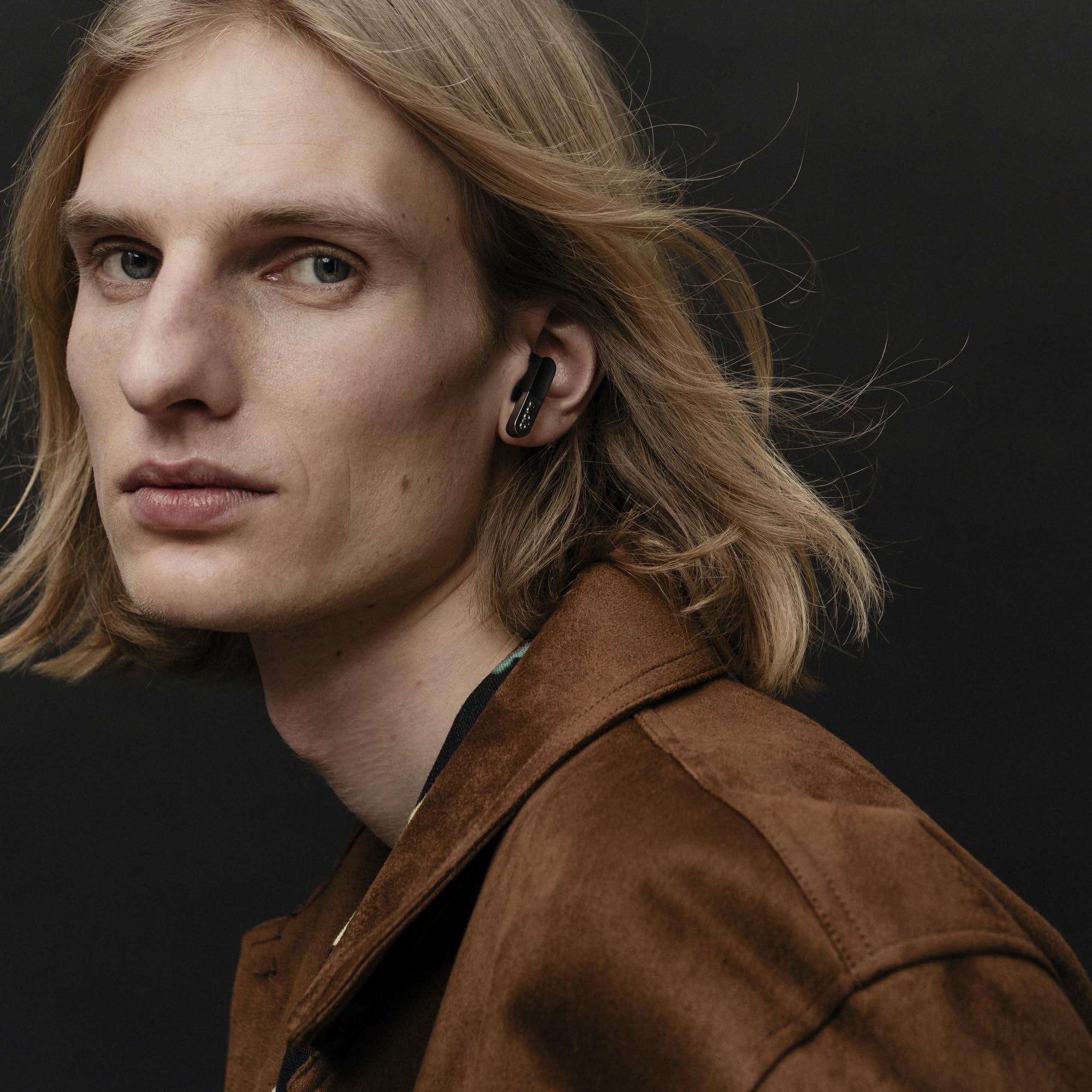 sudio N3 Midnight Black - The Day-to-Night Earbuds. Made from Recycled Plastics. Long Playtime of 5.5 Hours, 30 Hours total, Water Resistant, Enhanced Microphones to take Calls, Bluetooth 5.4