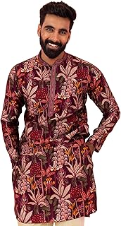 Men's Kurta - Traditional Indian Ethnic Wear for Men - Ideal for Wedding...