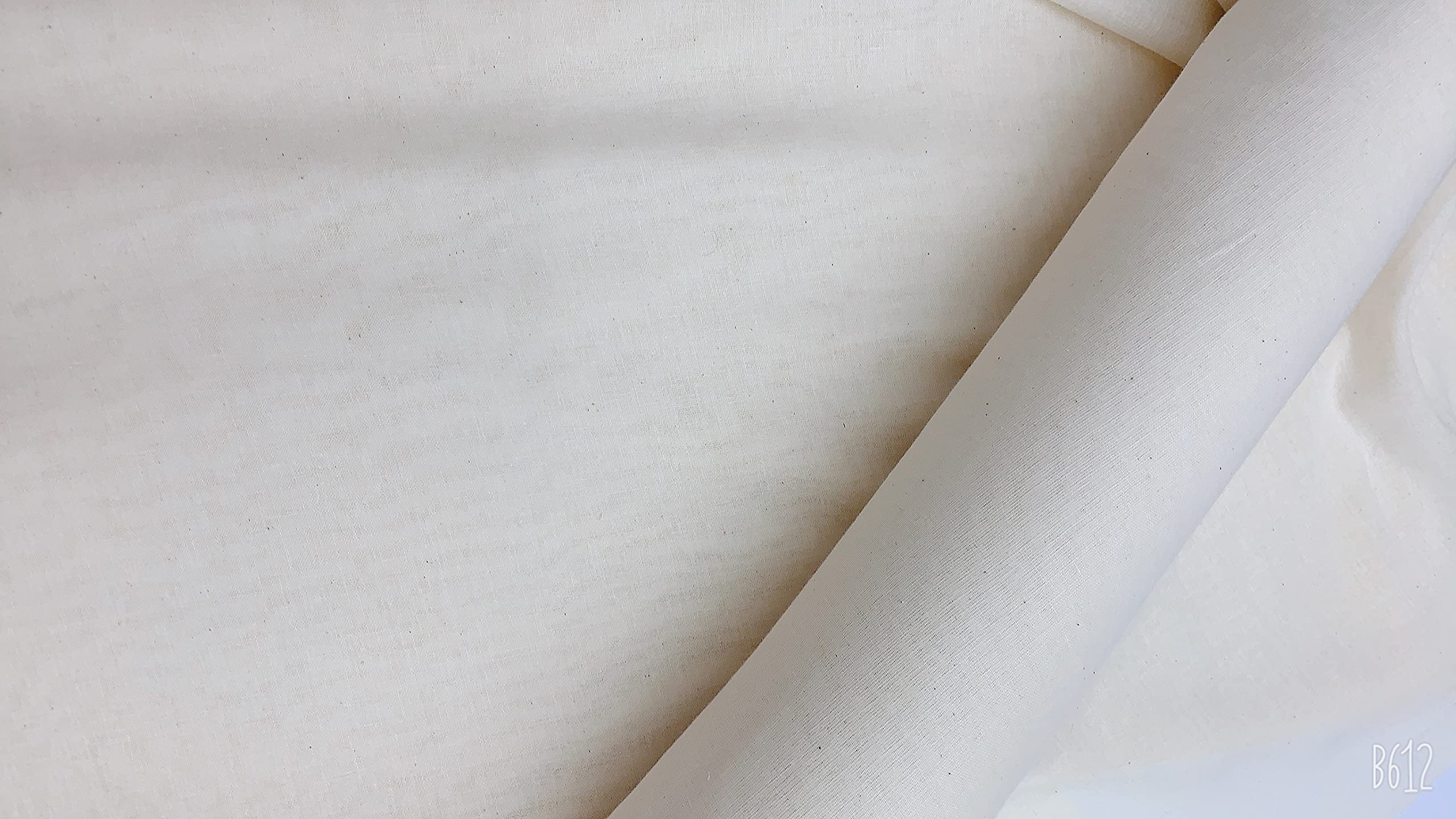 Muslin Cloth 100% Cotton Fabric Cheese Cloth by The Metre for Cooking Embroidery, Straining, Baking and Halloween Decorations - Image 2