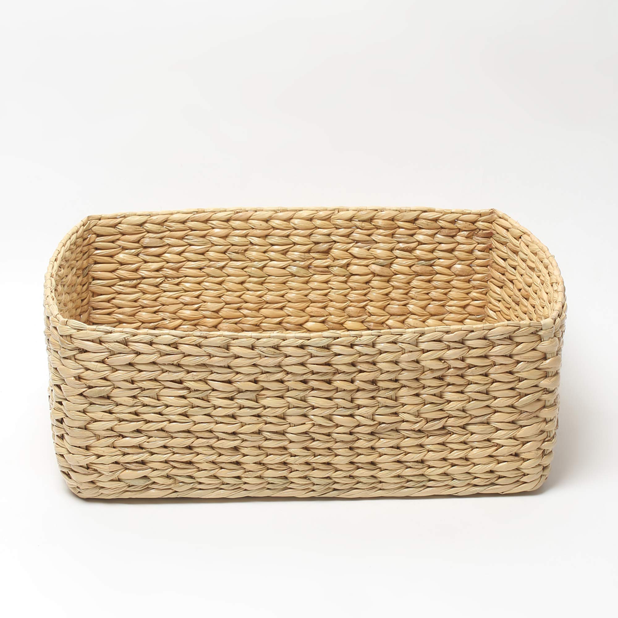 Habere India-All the Cultures Fabricating India Jute Storage Baskets | Cane or Bamboo Basket | Wicker Basket as Gift Hamper Basket/Wardrobe Basket -Rectangular (Beige, Large Tray) (B08RHRHXX4) Amazon Price History, Amazon Price Tracker