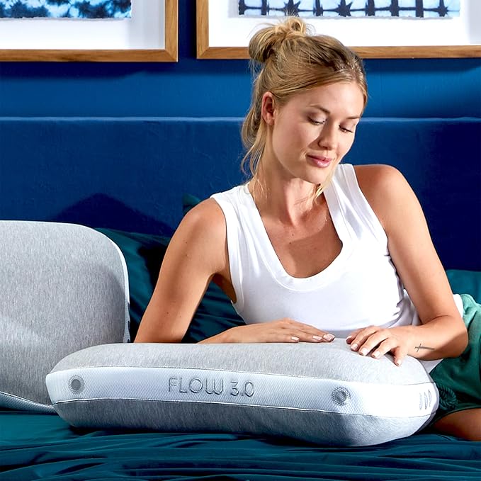 Almohada Híbrida para Dormir de Lado - 20" x 26" x 6.5" - Funda Extraíble miniatura 2