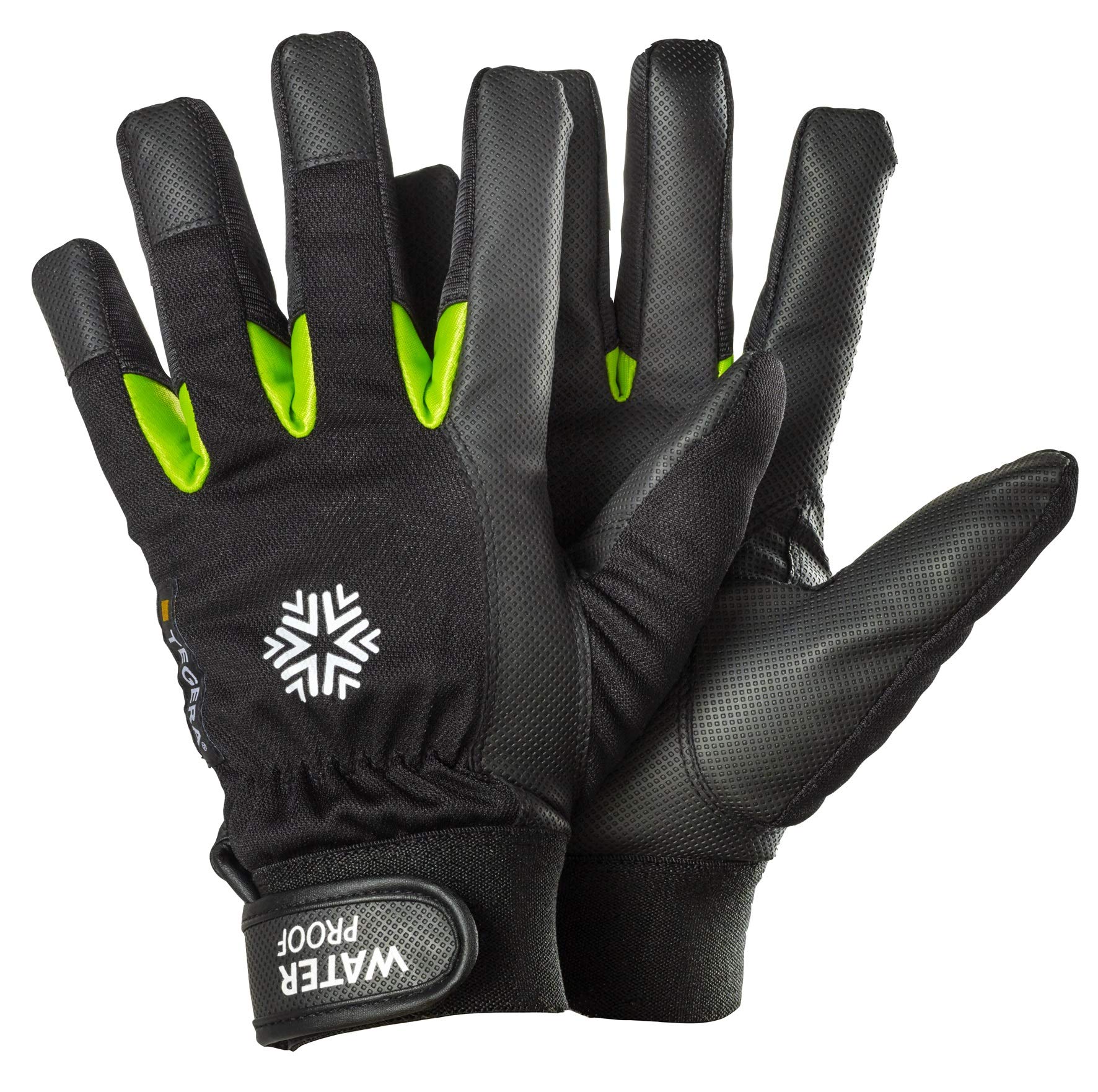 Ejendals Tegara 517 Isolierte wasserdichte gefütterte Arbeitshandschuhe für den Winter, Kälteaufbewahrung, Gefrierschrank, Outdoor-Handschuhe (klein) 