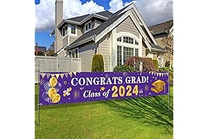 2023 Graduation Photo Booth Props Purple and Gold