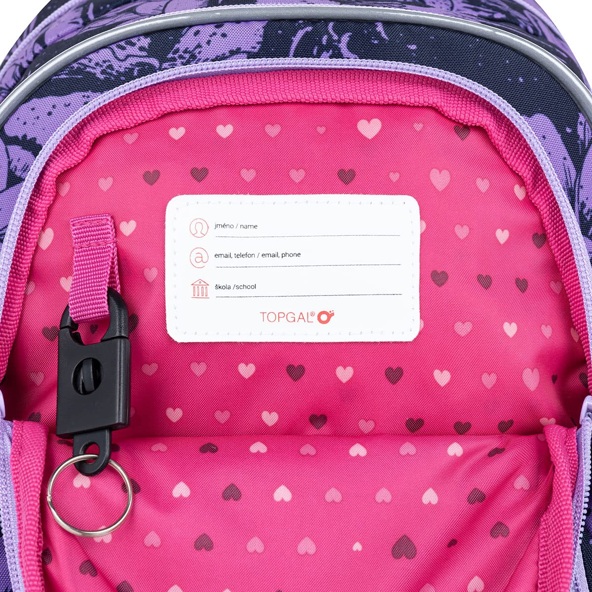 TOPGAL LYNN – Schulrucksack für Mädchen ab 3. Klasse, ergonomisch & leicht, wasserabweisend, mit reflektierenden Elementen, 27 L Schulranzen mit Brustgurt & Rückenpolsterung (Blumen)