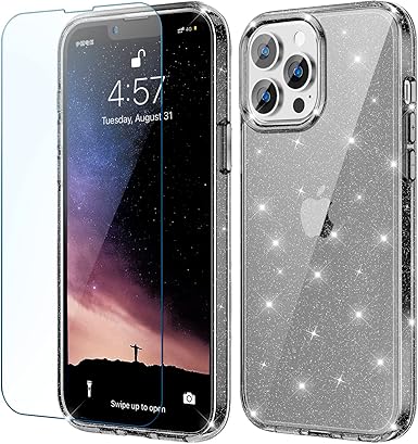 Amazon Com Anynve Glitter Iphone 13 Pro Max Case Cute Crystal Clear Iphone 13 Pro Max Sparkle Case With Screen Protector Anti Yellowing Hard Pc Back Bumper Protective Phone Cover Case 6 7 Inch Black Amazon Com Anynve Glitter Iphone 13 Pro Max Case Cute Crystal Clear Iphone 13 Pro Max Sparkle Case With Screen Protector Anti Yellowing Hard Pc Back Bumper Protective Phone Cover Case 6 7 Inch Black
