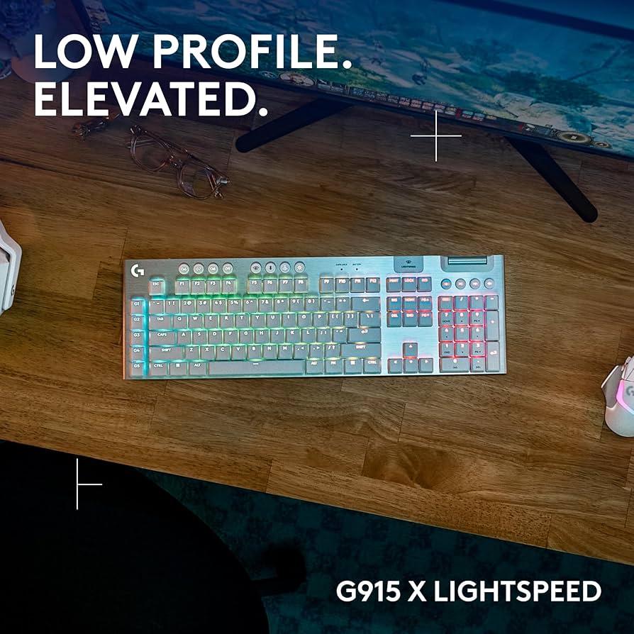 Logitech G915 X Lightspeed Low-Profile Wireless Gaming