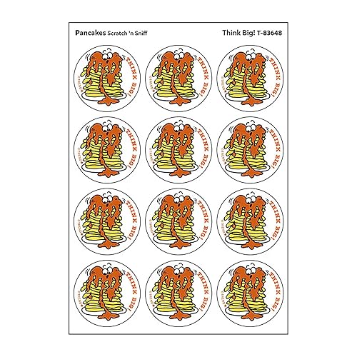Think Big!/Pancakes Scent Retro Scratch 'n Sniff Stinky Stickers by