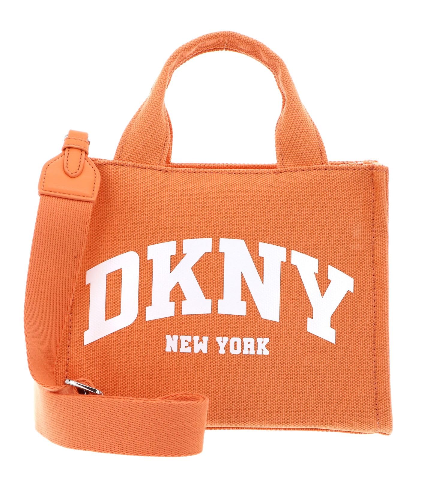 DKNY Women's Hadlee Small Tote Bag, Orange Sherbet