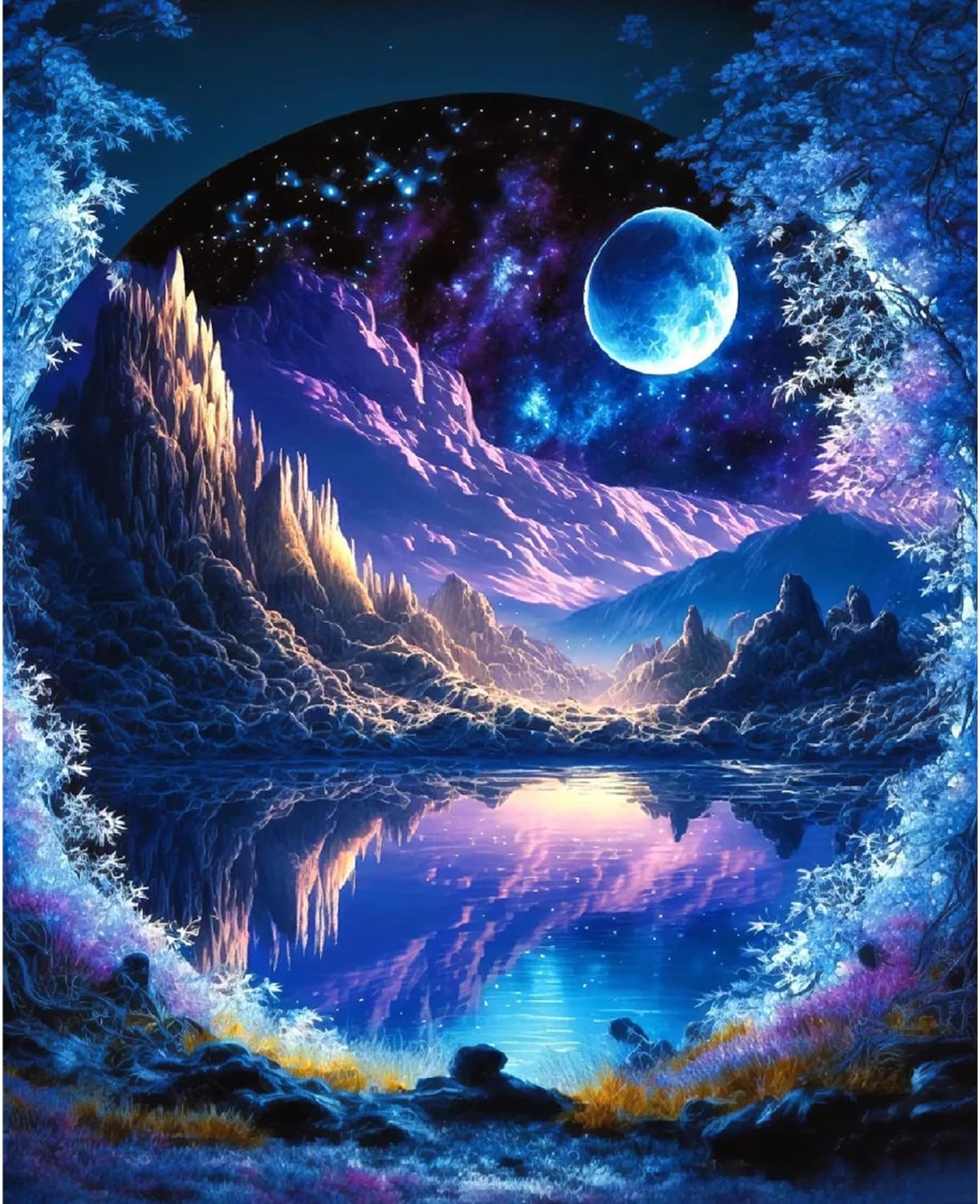 Rousp DIY 5D Diamond Painting Kits for Adults Diamond Art