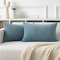 Vista 106 de K Kevin Textile - Paquete de 2 fundas de almohada decorativas bohemias de otoño de 20 x 20 pulgadas para sala de estar, sofá, cama, decoración