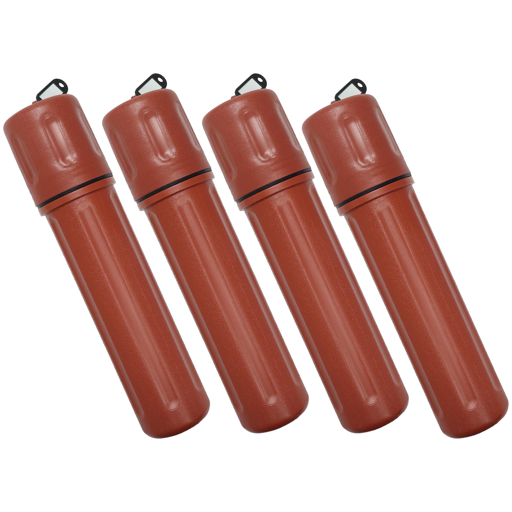 Blue Demon SMAW/Stick Welding Electrode Storage Tube, 3” x 14”, waterproof, airtight, 4 Pack, Brown