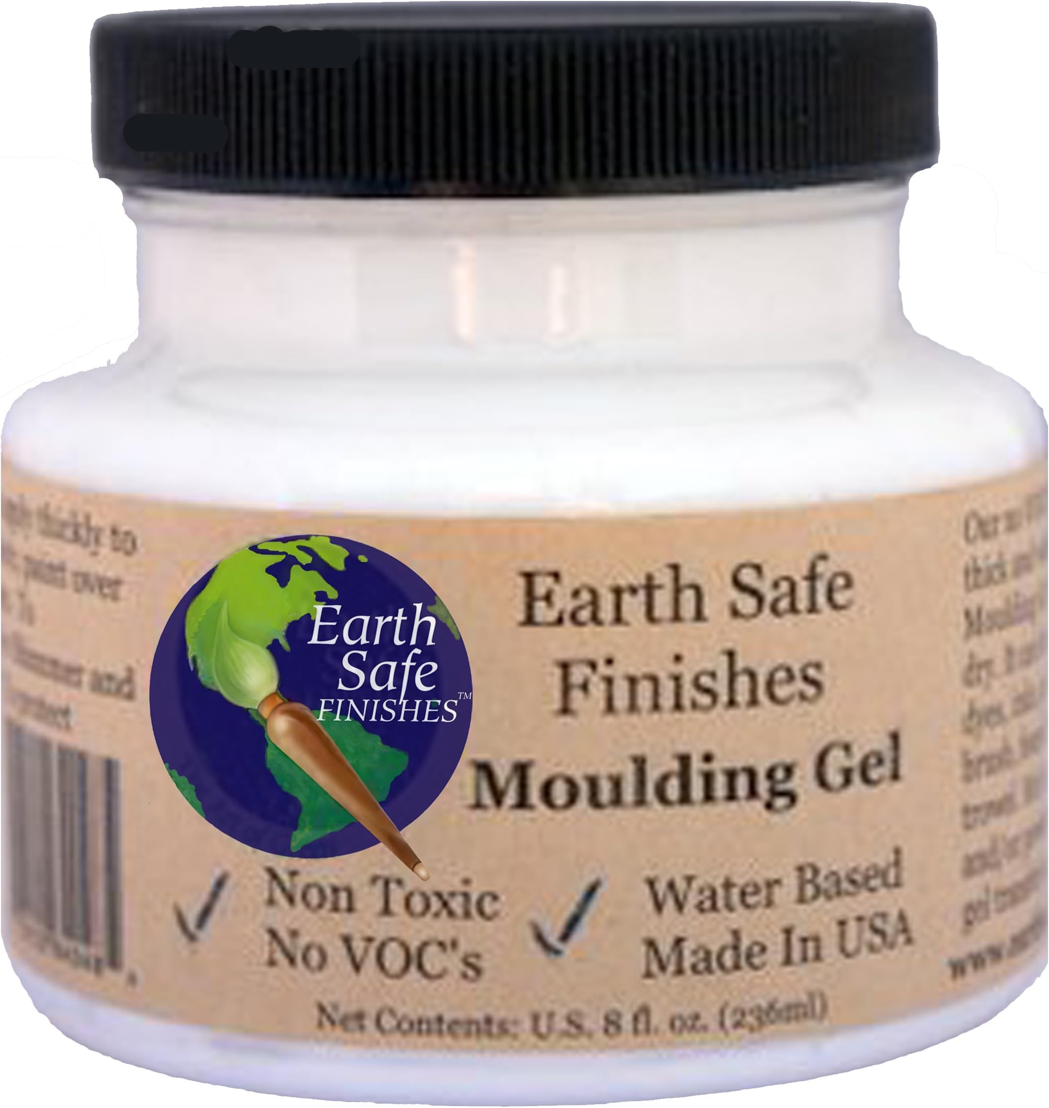 Earth Safe Finishes Moulding Gel, No VOC, 8-Ounce