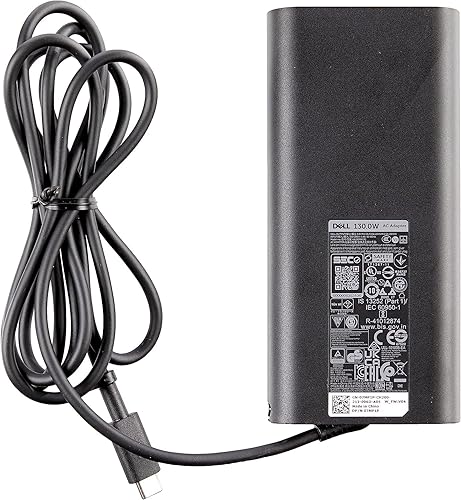 Dell Adaptador de CA de repuesto USB-CUSB tipo C de 130 W para precisión 5530 2 en 1, XPS 15 2 en 1 9575, DPN 0M0H25M0H25, 0K00F5K00F5, modelo