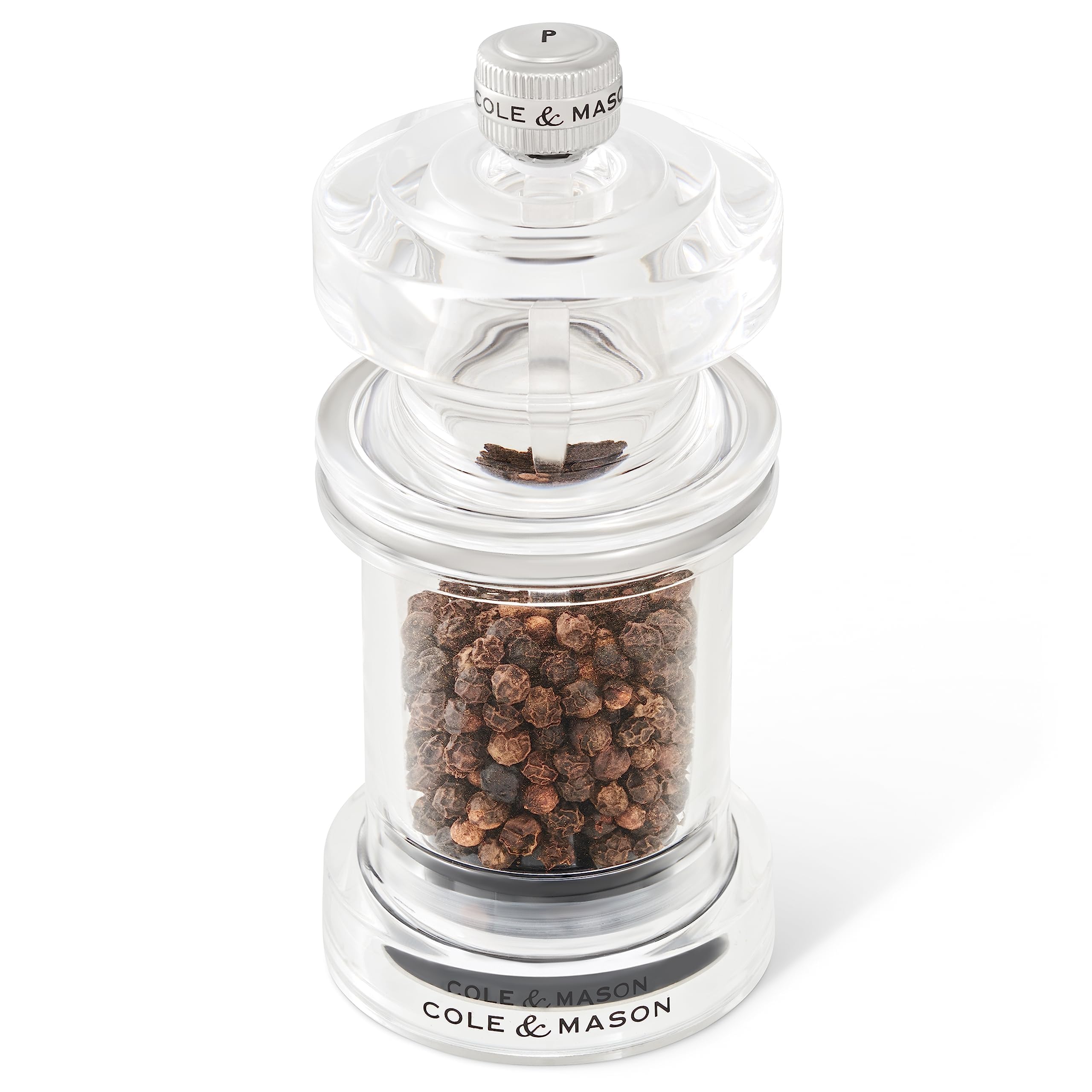 Cole & Mason Acrylic Pepper Mill - Freshly Ground! -6 Cole & Mason Acrylic Pepper Mill - Freshly Ground! -6