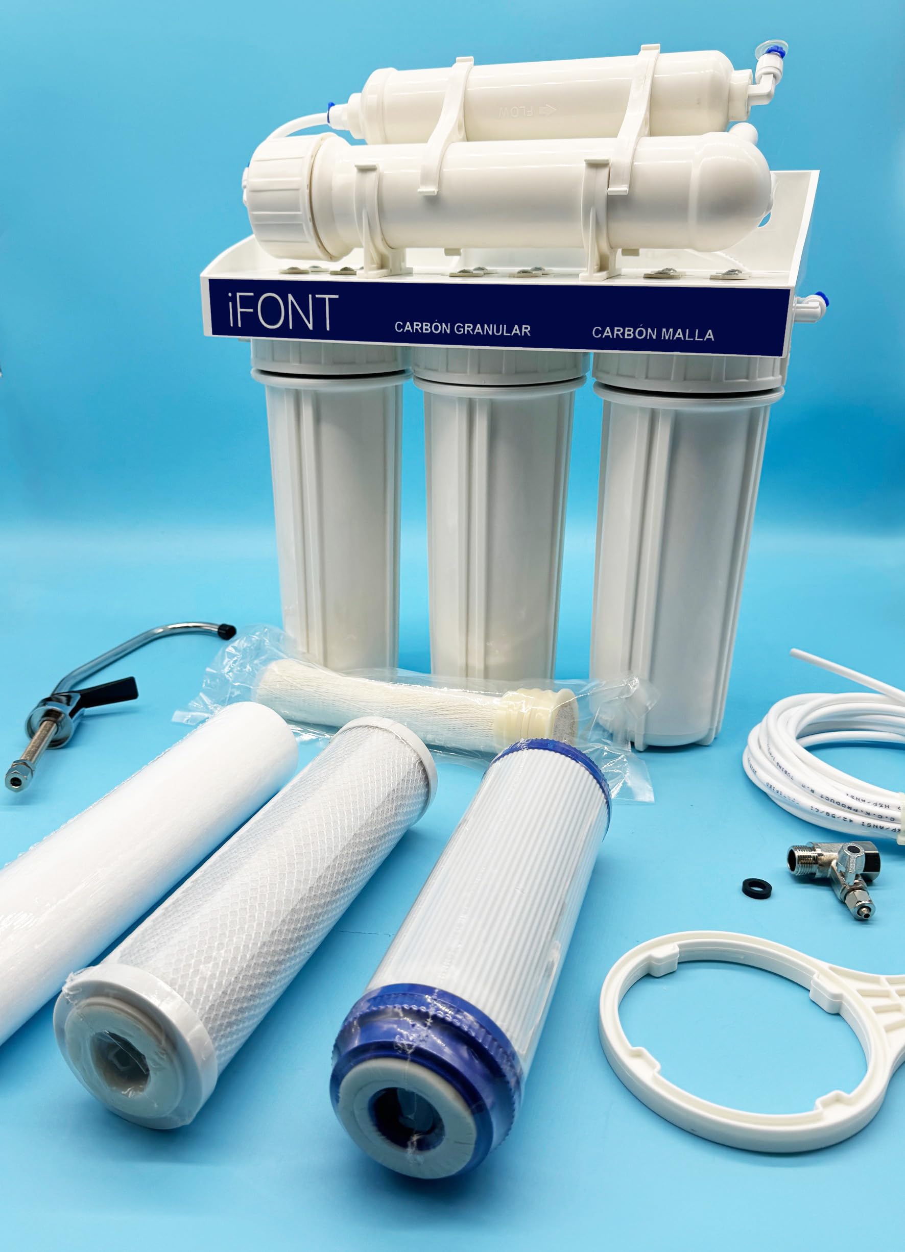 Sistema de Ultrafiltracion de Agua Potable | Filtrado en 5 Etapas | No produce Rechazo de Agua | FIltracion de Agua Domestico mediante Membrana de Ultrafiltracion