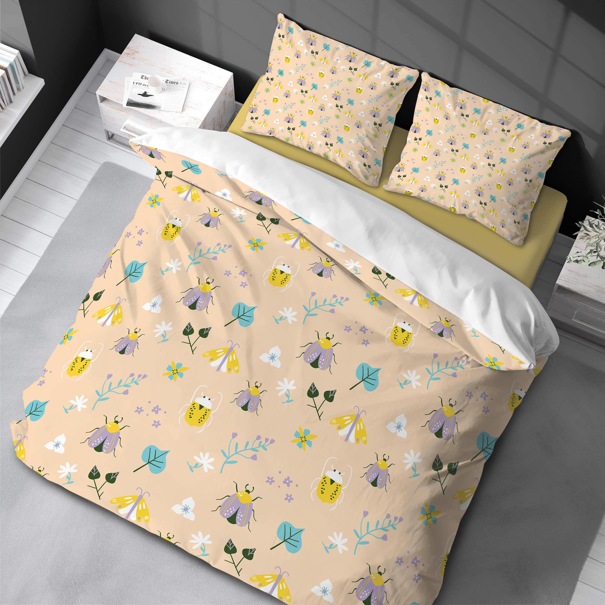 Ensemble de literie floral pour une chambre parentale cocooning