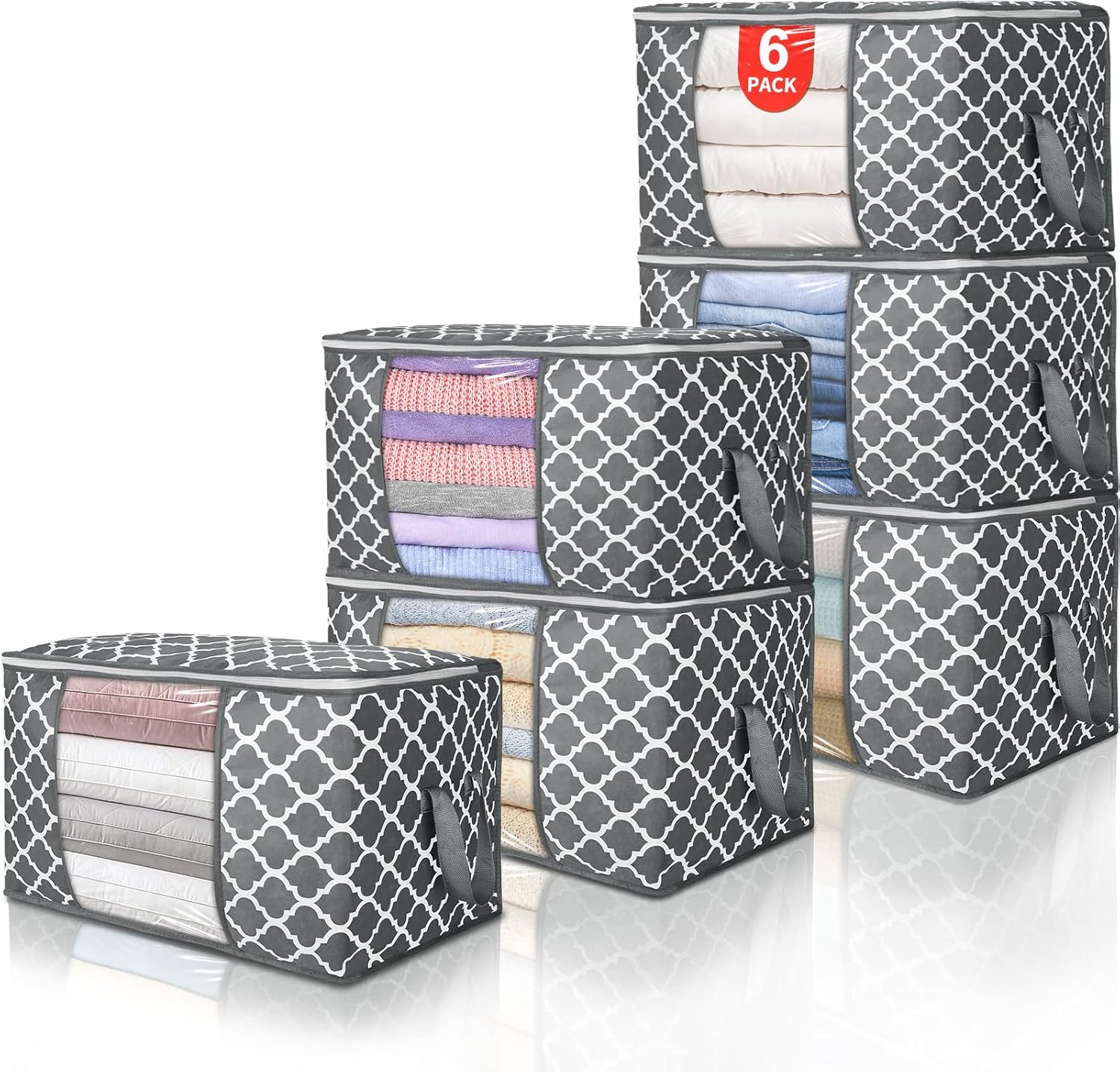 90 L Large Storage Bag Clothes Storage Organizer with