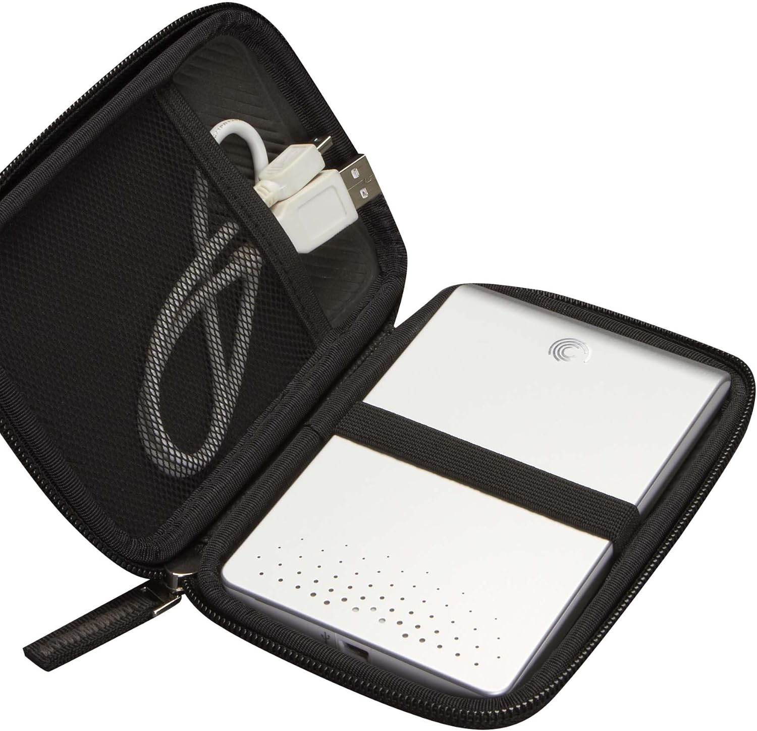 Case Logic EHDC-101 Hard Shell Case for 2.5-Inch Portable Hard Drive - Black : Electronics