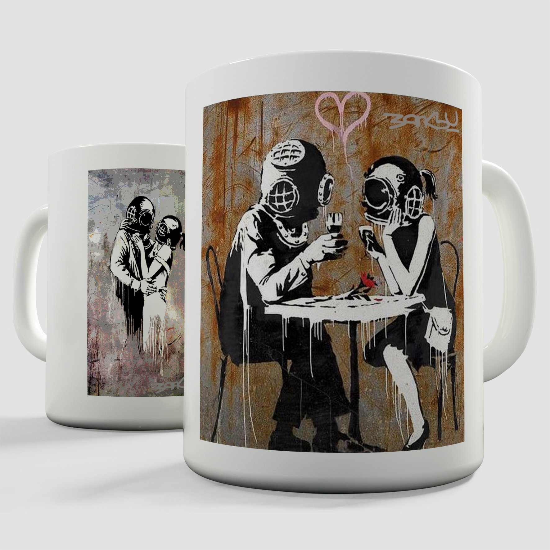 Banksy Deep Sea Diver Gift Mug