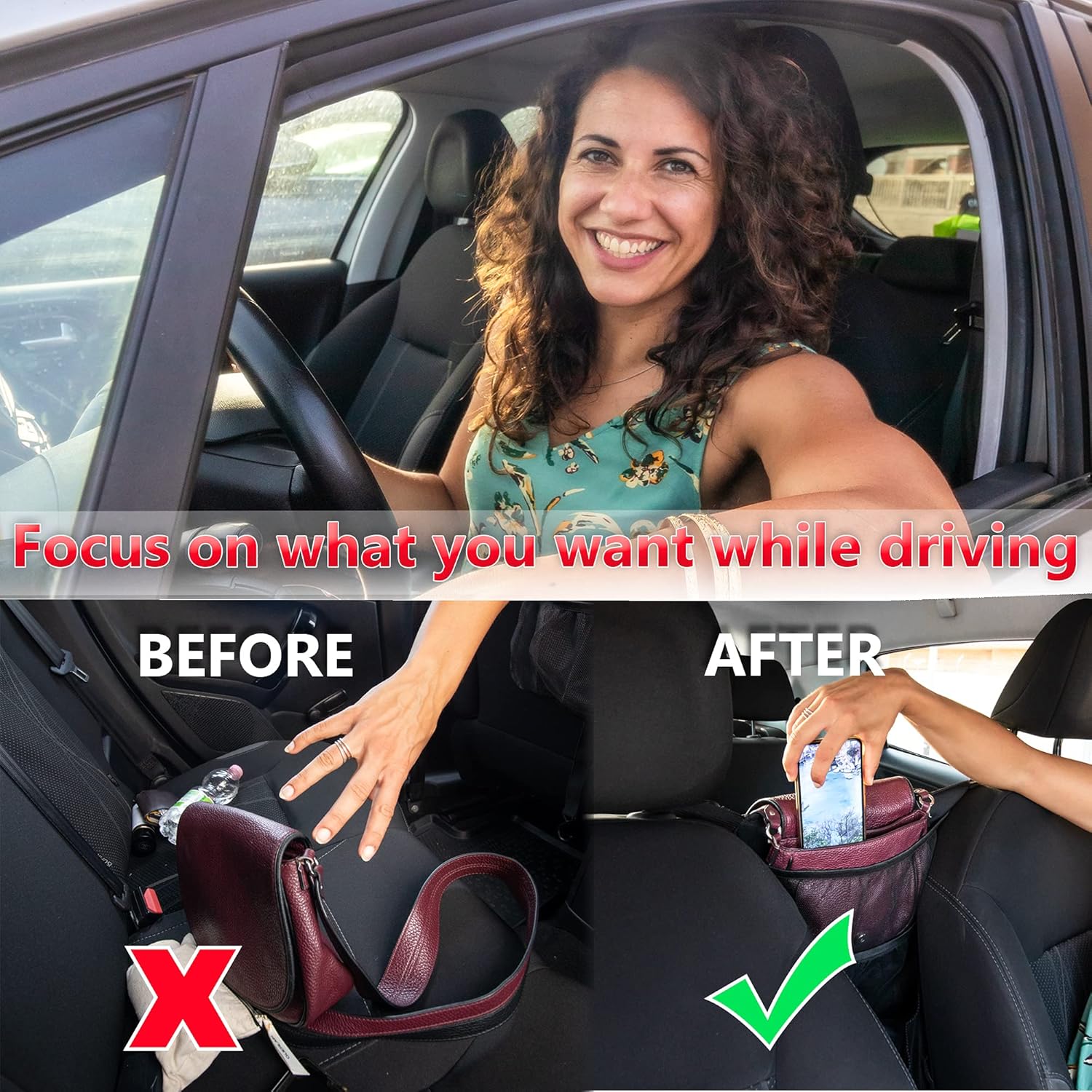 Jacky Roo Handbag Headrest Organizer Image