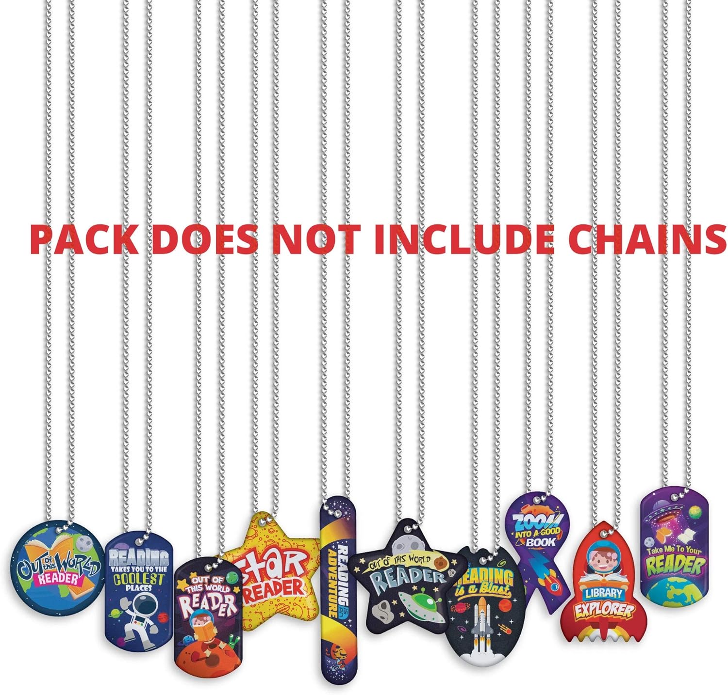 Encourage, Motivate, and Build Young Readers Skills and Habits Brag Tag Value Pack: 500 Tags (50 Tags for Each Shape)