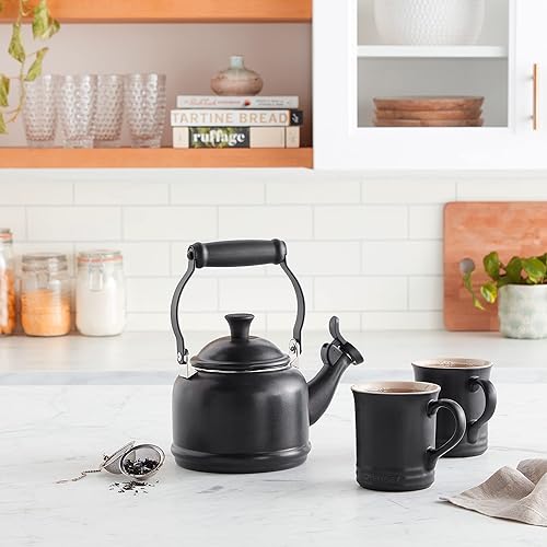 Miniatura 6 de Le Creuset juego de tetera y 2 tazas de acero esmaltado y cerámica
