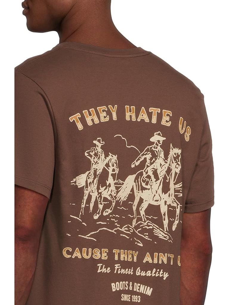 Brown Ariat Haters Club T-shirt