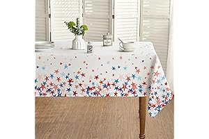 Horaldaily 4th of July Tablecloth-Stars and Stripes Forever