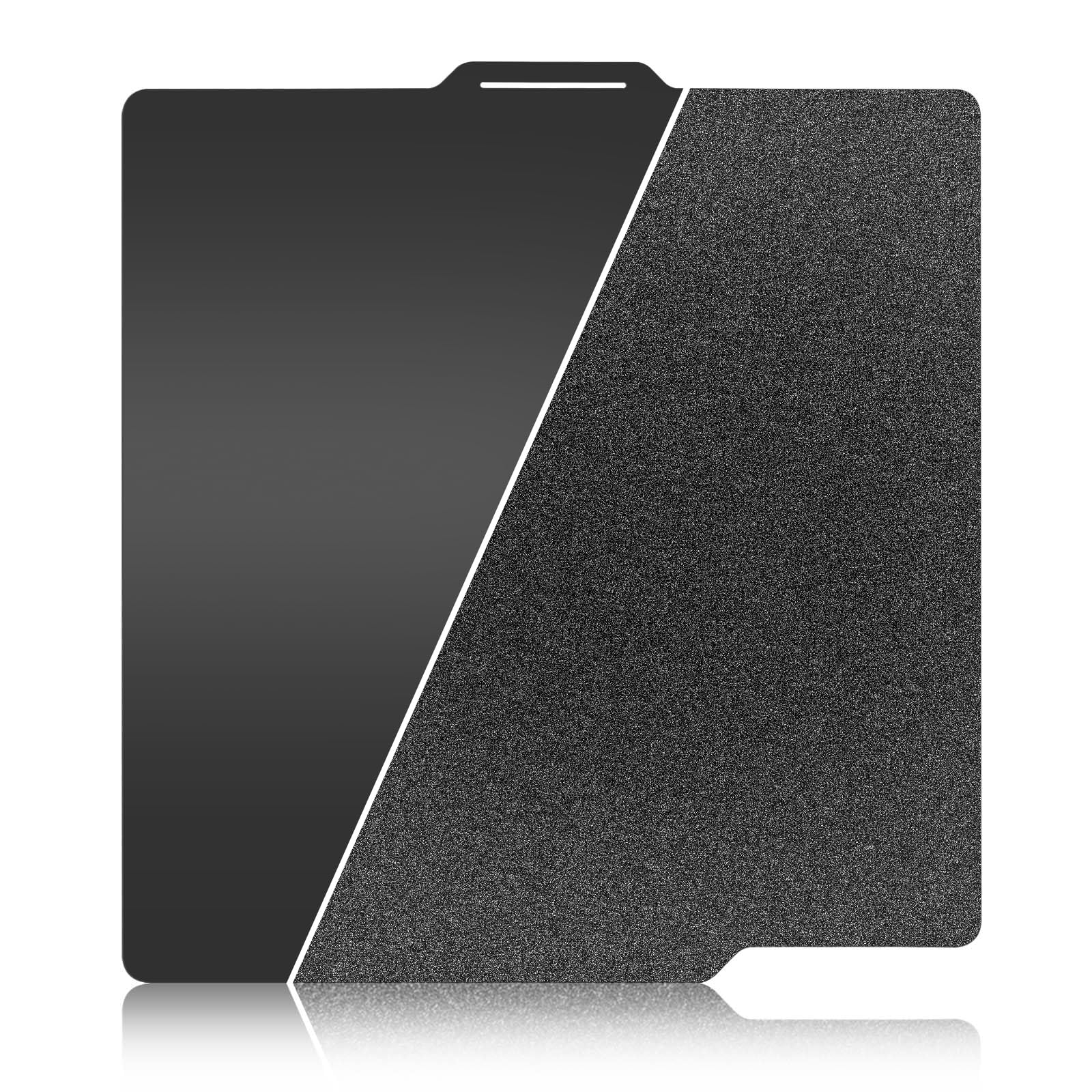 IdeaFormer IR3 Smooth Textured P1S X1C PEI Build Plate for Bambu Lab, Double Sided PEI Spring Steel Sheet Flexible Bed Plate for Bambu Lab X1 X1C P1P