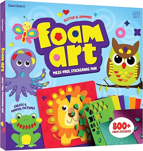 Dan&Darci Foam Sticker Art Craft for Kids - Toddler Arts
